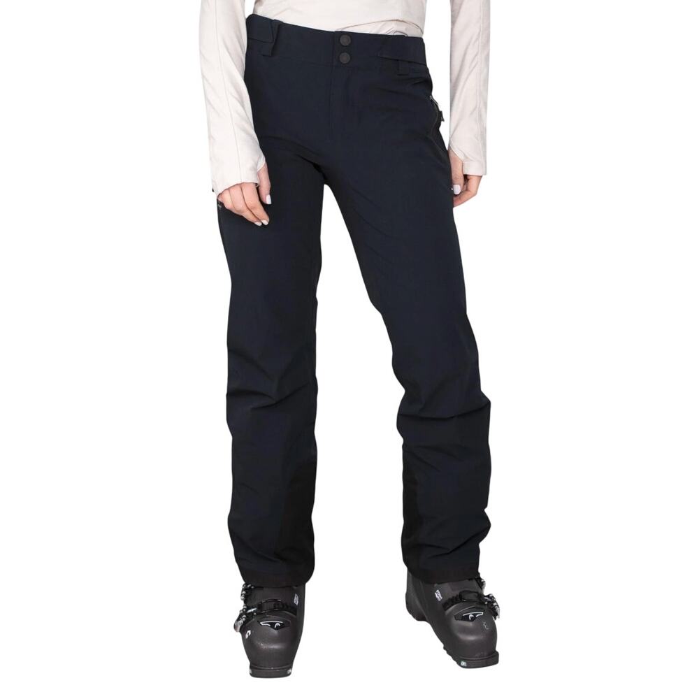 Obermeyer Women's Highlands Shell Pants in Black, Size 10